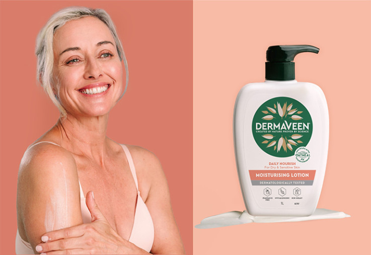 DermaVeen Moisturising Lotion.