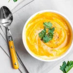 Cheesy veg soup.