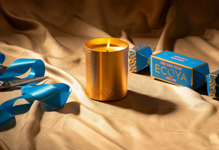 Ecoya Beauty Christmas Crackers.