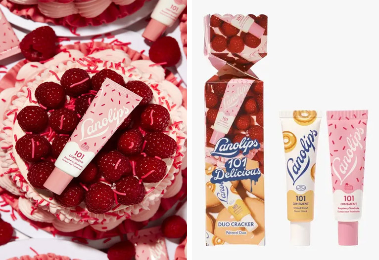 Lanolips lip balm Christmas cracker.