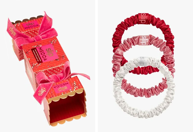 MECCA x Slip Scrunchie Christmas Cracker.
