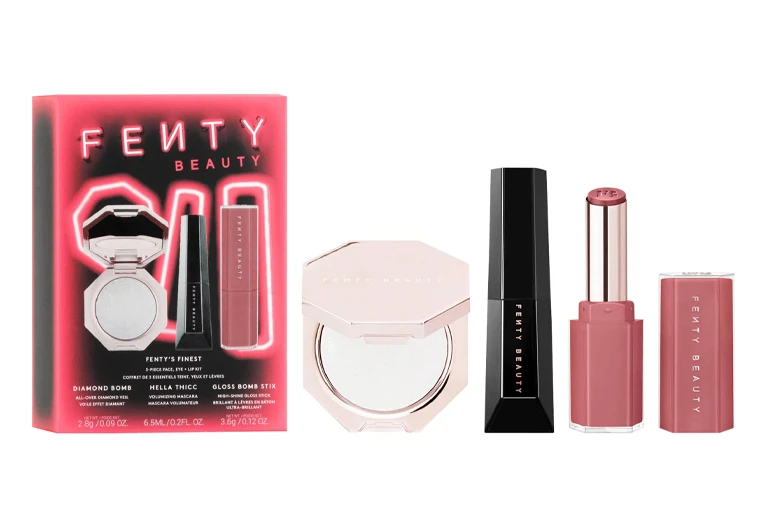 Fenty's Finest 3-Piece Face, Eye & Lip Makeup Set.