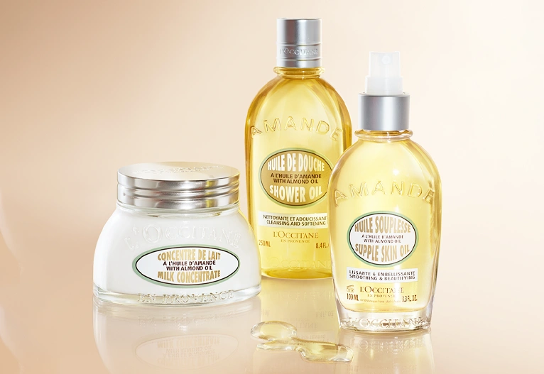 L'Occitane skin products.