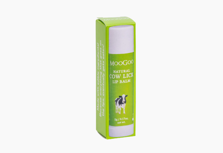 Moogoo lip balm.
