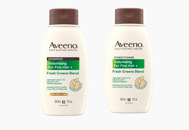 Aveeno shampoo and conditioner.