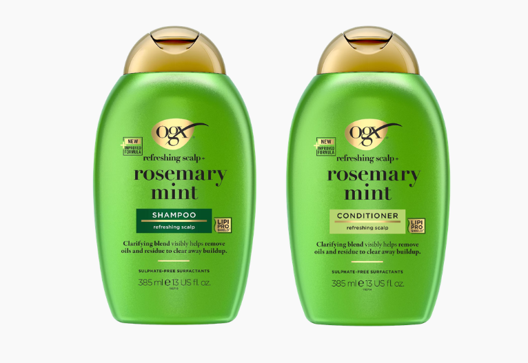OGX shampoo and conditioner.